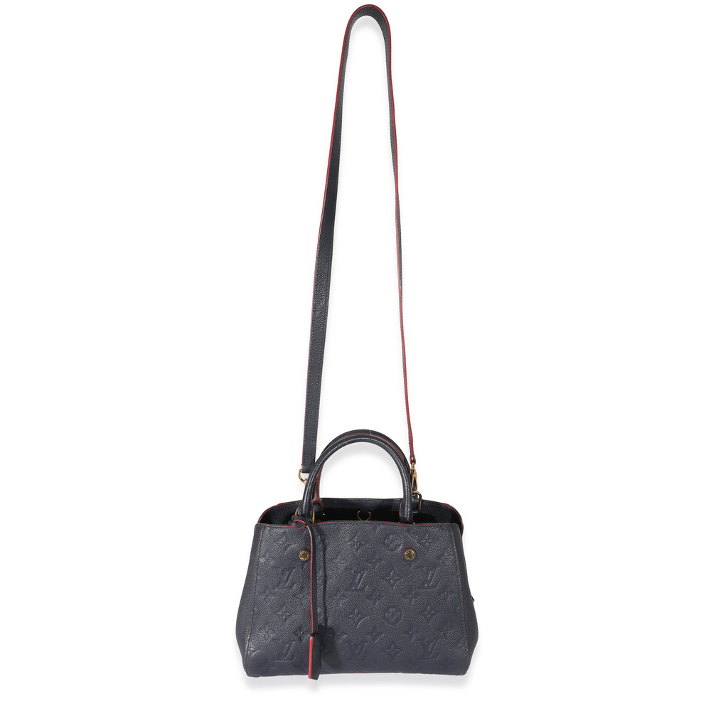 Louis Vuitton Marine Rouge Monogram Empreinte Montaigne BB - Picture 2 of 7